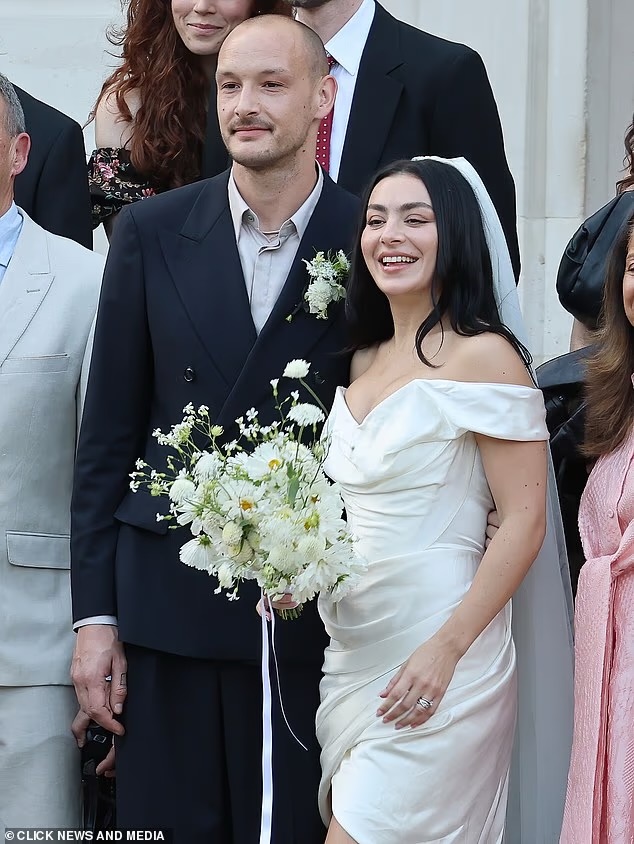 Wedding Bells! Charli XCX Marries George Daniel in a Cream Mini Dress in&nbsp;London